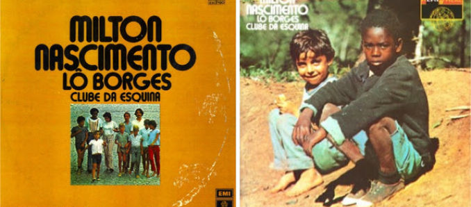 Foto da capa do disco Clube da Esquina, com dois meninos.